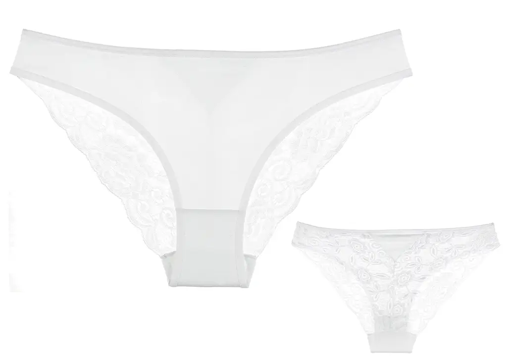 Ženske Gaćice Klasični Model Čipka