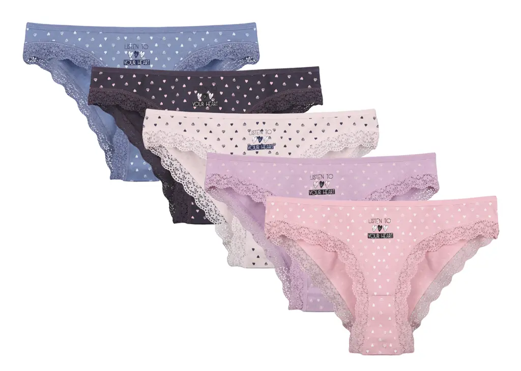 Ženske Gaćice Klasični Model Čipka