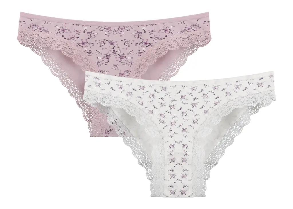 Ženske Gaćice Klasični Model Čipka