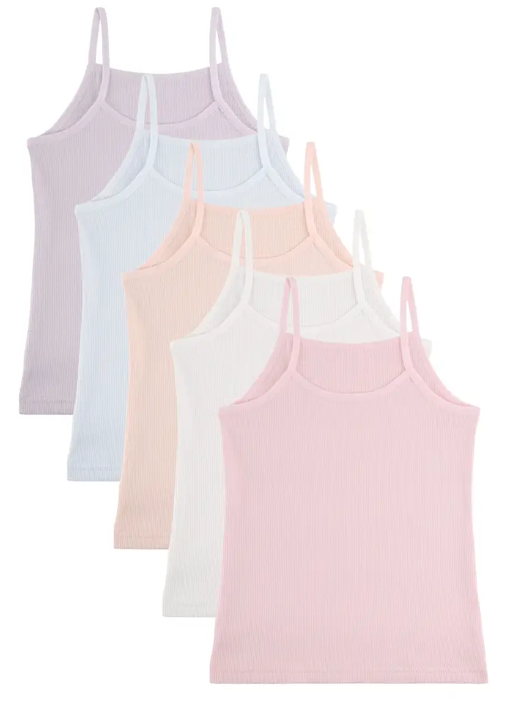 Potkošulje Za Djevojčice Rebrasti Pamuk