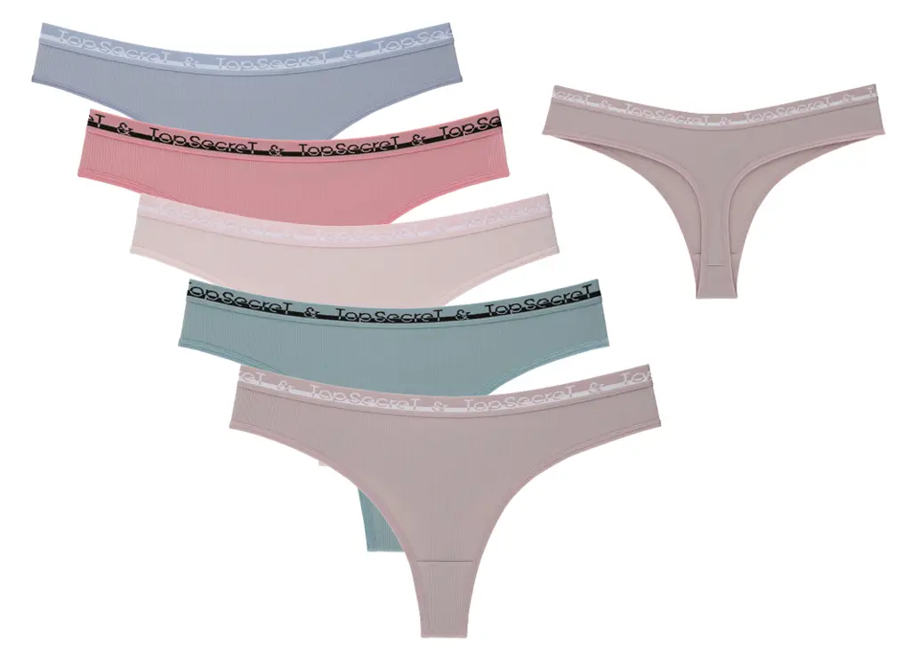 Ženske Tanga Gaćice Rebrasti Model