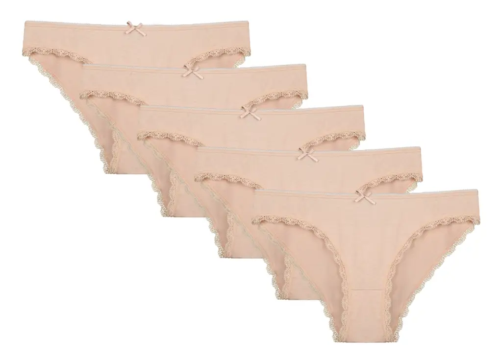 Ženske Gaćice Klasični Model Čipka